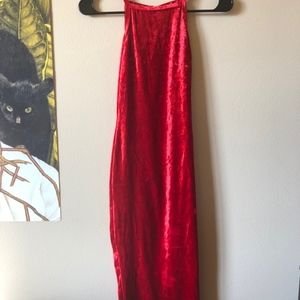 Velour Dress